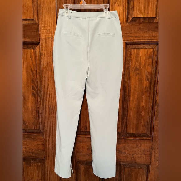 Topshop Mint Green High Rise Work Pant Size 4 Tall - Picture 4 of 11